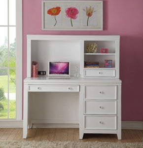 Acme Furniture - Lacey White Drawers Computer Desk With Hutch - 30605-6 - GreatFurnitureDeal