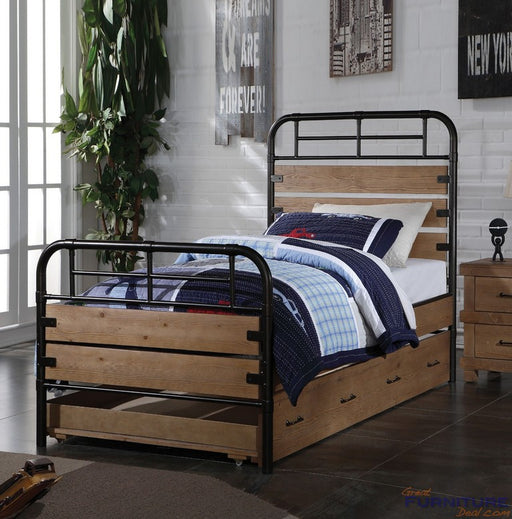 Acme Furniture - Adams Antique Oak Twin Trundle Bed - 30610T - GreatFurnitureDeal