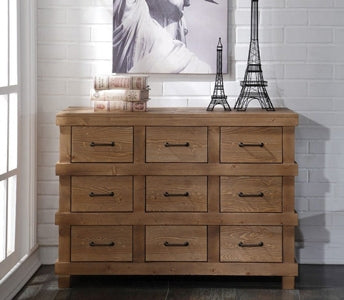 Acme Furniture - Adams Antique Oak 9-Drawer Dresser - 30614 - GreatFurnitureDeal