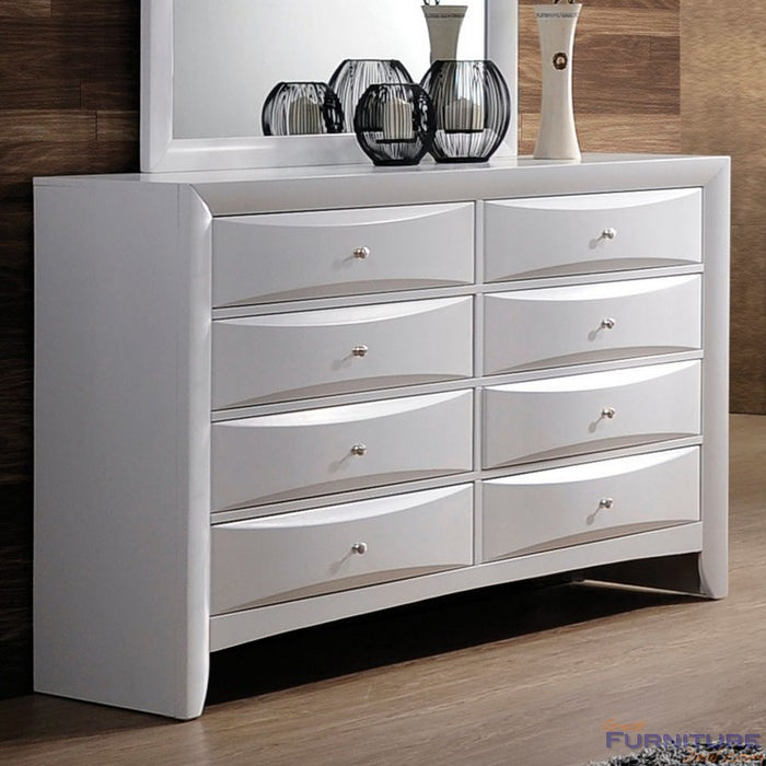 Acme Furniture - Ireland White 8 Drawer Dresser