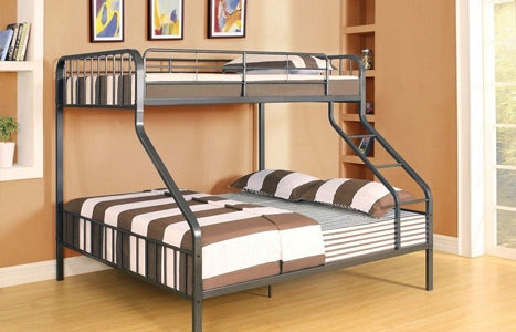 Acme Furniture - Cairo Twin-Full Bunk Bed, Sandy Black - 37610 - GreatFurnitureDeal