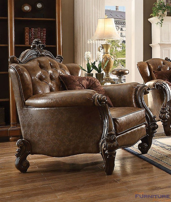 Acme Furniture - Versailles Living Room Chair with 2 Pillows - 52102