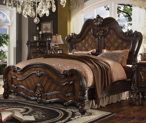 Acme Furniture - Versailles King Bed in Cherry Oak - 21787EK