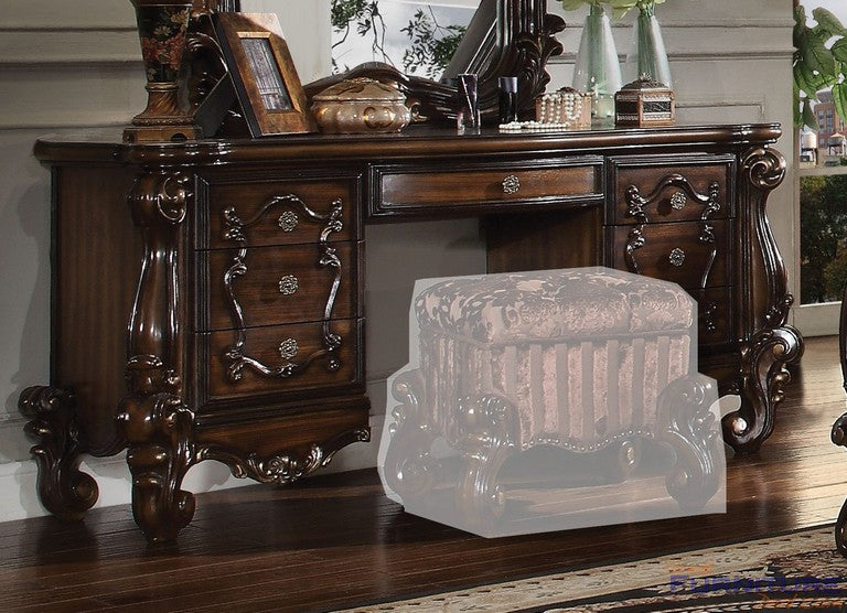 Acme Furniture - Versailles Vanity Desk in Cherry Oak - 21107