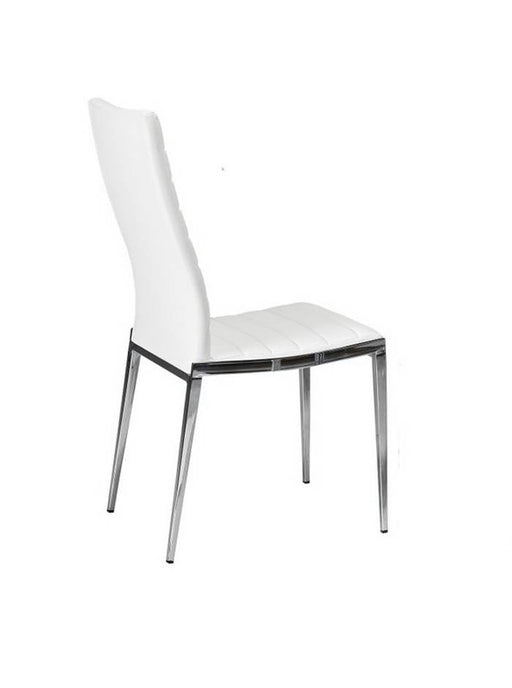 Vig Furniture - Modrest Libby Modern White Leatherette Dining Chair (Set of 2) - VGEWF3195AB-WHT - GreatFurnitureDeal