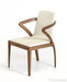 Vig Furniture - Modrest Falcon Modern Walnut and Cream Dining Chair - VGCSCH-13068