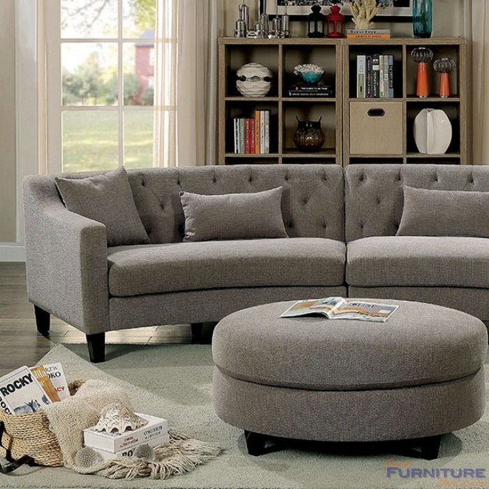 Furniture of America - Sarin Sectional with Ottoman - CM6370