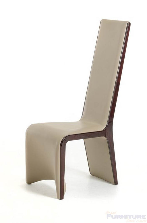Vig Furniture - Modrest Pacer Modern Ebony and Taupe Dining Chair - VGCSCH-13107 - GreatFurnitureDeal