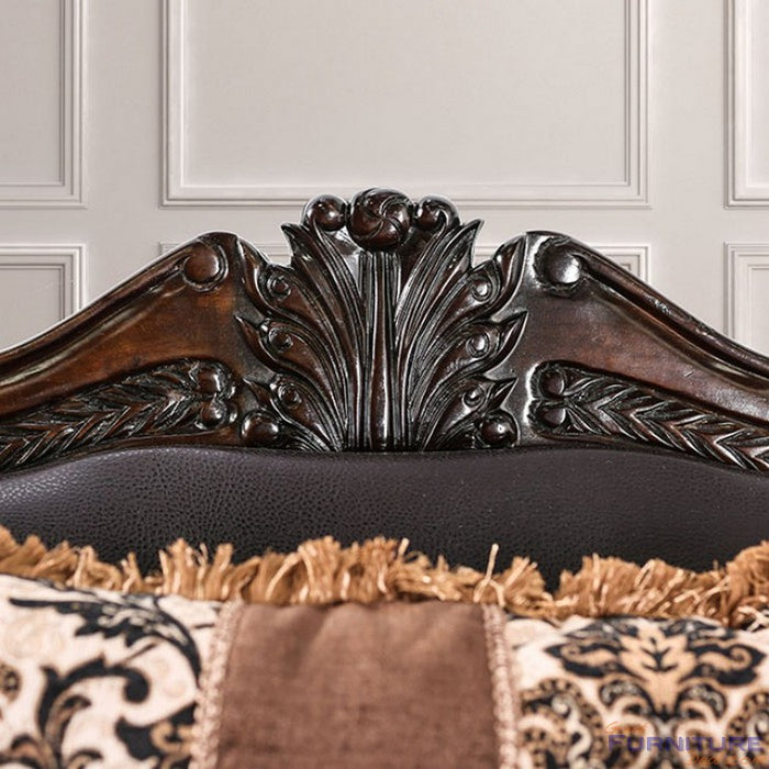 Furniture of America - Jamael Loveseat in Brown - SM6405-LV - GreatFurnitureDeal