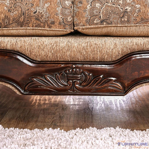 Furniture of America - Nicanor Sofa in Gold-Bronze - SM6407-SF - GreatFurnitureDeal
