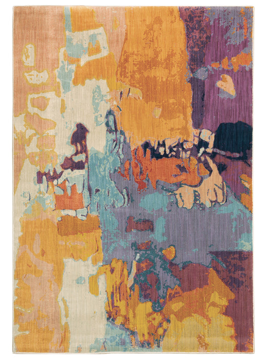 Oriental Weavers - Xanadu Orange/ Purple Area Rug - 070X6 - GreatFurnitureDeal
