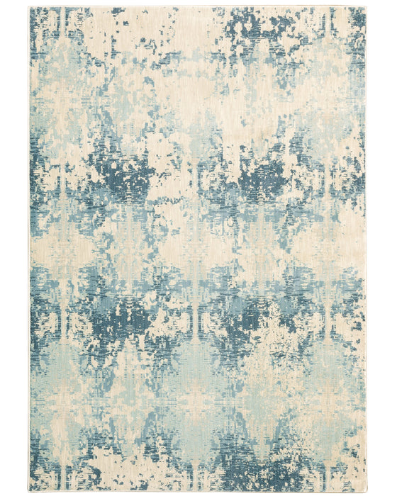 Oriental Weavers - Xanadu Ivory/ Blue Area Rug - 8020H