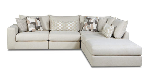 Southern Home Furnishings - Gold Rush Antique Sectional in Tan - 7004-11L 19KP 15 03 Gold Rush - GreatFurnitureDeal