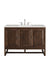 James Martin Furniture - Athens 48" Single Vanity Cabinet, Mid Century Acacia, w- 3 CM Eternal Serena Top - E645-V48-MCA-3ESR - GreatFurnitureDeal