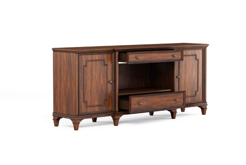 ART Furniture - Newel Entertainment Console in Vintage Cherry - 294423-1406