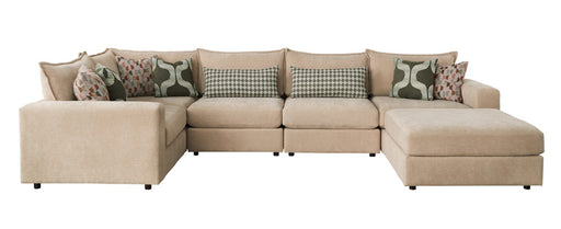 Southern Home Furnishings - Glam Squad Sectional in Sand - 7004-11L 15 19 19 11R 03 Glam Squad - GreatFurnitureDeal
