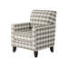 Southern Home Furnishings - Brock Berber Accent Chair in Grey - 702-C Brock Berber - GreatFurnitureDeal