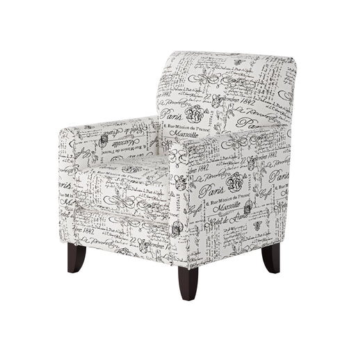Southern Home Furnishings - Francaise Ebony Accent Chair in Multi - 702-C Francaise Ebony - GreatFurnitureDeal