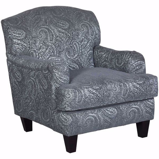 Southern Home Furnishings - Sweater Bone Accent Chair in Blue - 01-02 Bono Cobalt - GreatFurnitureDeal