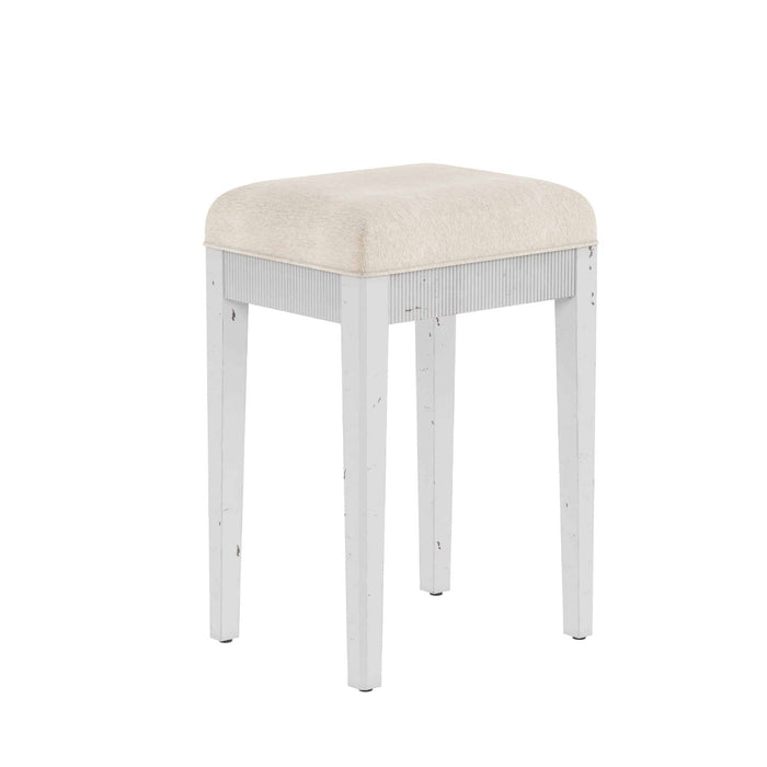 ART Furniture - Palisade Gathering Console Stool in Vintage White - 273318-2917GL