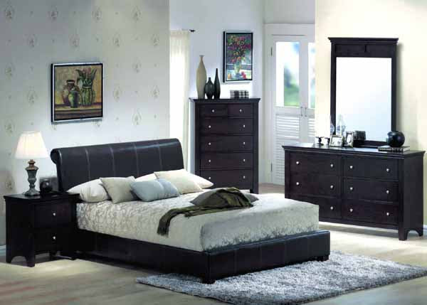 Myco Furniture - Montgomery Padded Eastern King Bed - MN4011K