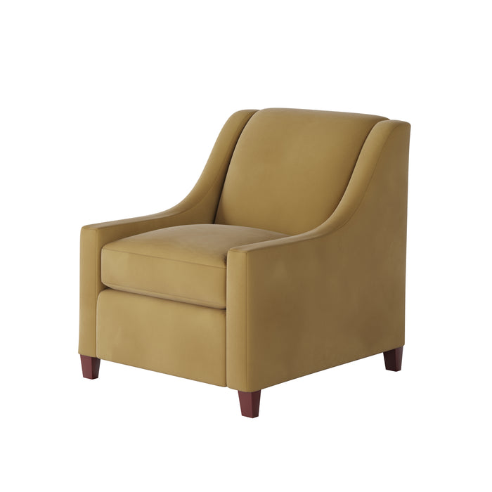 Southern Home Furnishings - Bella Harvest Accent Chair in Gold - 552-C Bella Harvest