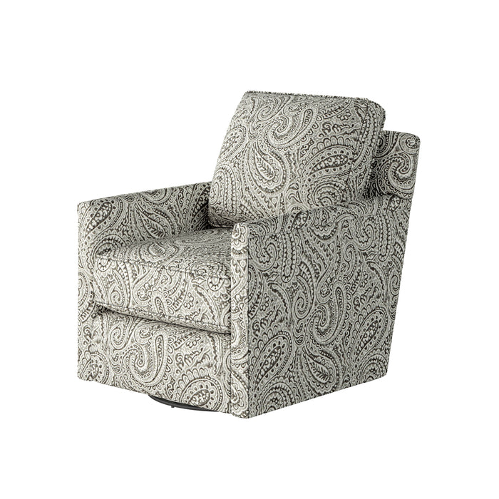Southern Home Furnishings - Regency Iron Swivel Glider Chair in Grey - 21-02G-C Regency Iron - GreatFurnitureDeal