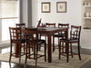 Myco Furniture - Zaire 7 Piece Pub Table Set in Cherry - ZA710T-7SET - GreatFurnitureDeal