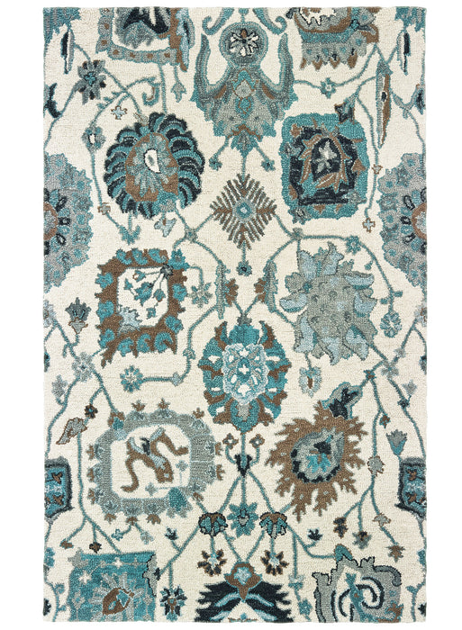 Oriental Weavers - Zahra Ivory/ Blue Area Rug - 75503