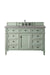 James Martin Furniture - Brittany 48" Sage Green Single Vanity w- 3 CM Grey Expo Quartz Top - 650-V48-SGR-3GEX - GreatFurnitureDeal