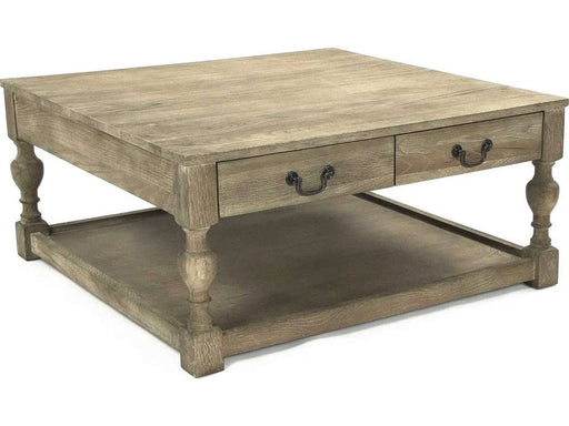 Zentique - Eros Limed Grey 39'' Wide Square Coffee Table - CT755 - GreatFurnitureDeal
