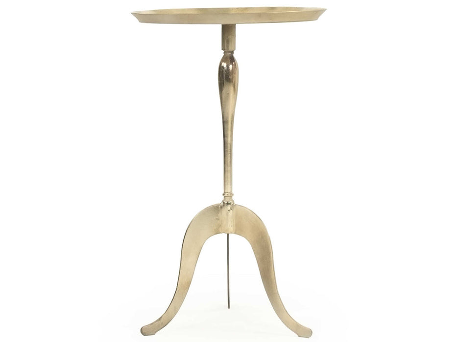 Zentique - Belora Antique Gold 17'' Wide Round Pedestal Table - EZT160578 - GreatFurnitureDeal