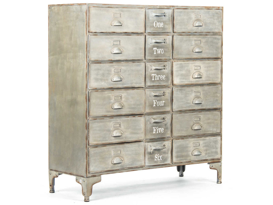 Zentique - Oscar Antique Beige File Cabinet - PC051