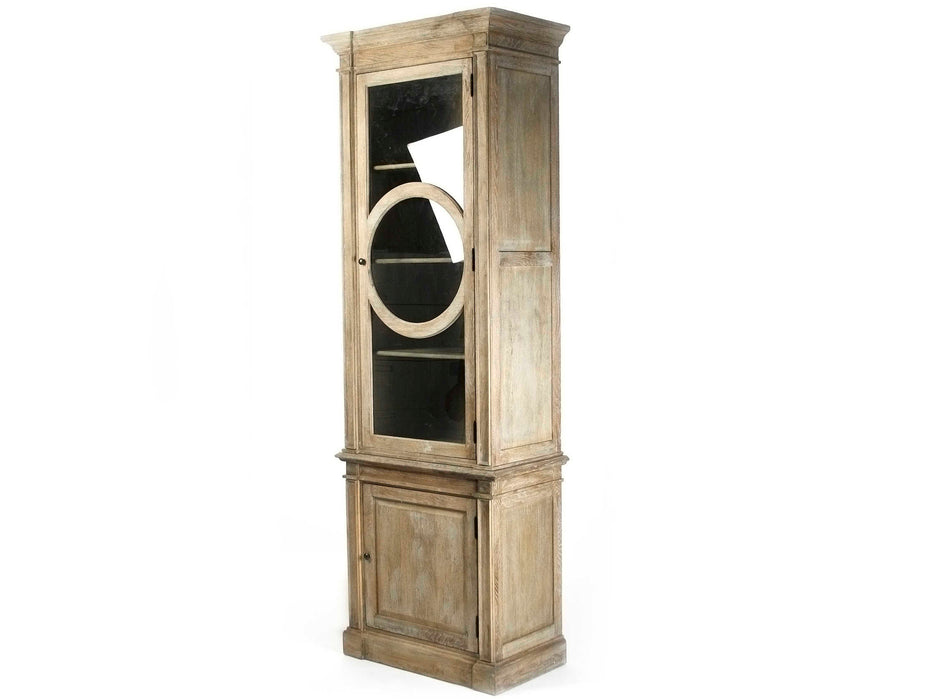 Zentique - Penelope Limed Grey China Cabinet - T083 E272