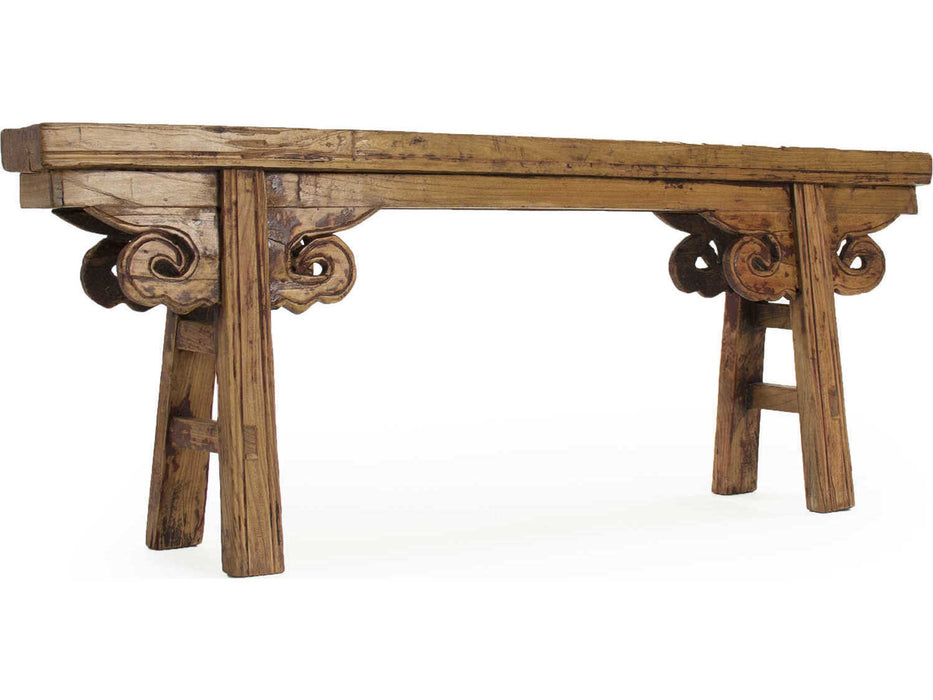 Zentique - Story Distressed Stain Accent Bench - LI-SH17-002 - GreatFurnitureDeal