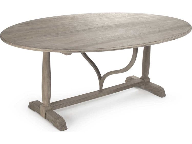 Zentique - Arek Raw Natural 80'' Wide Oval Bar Height Dining Table - ZENLI-SH11-25-71