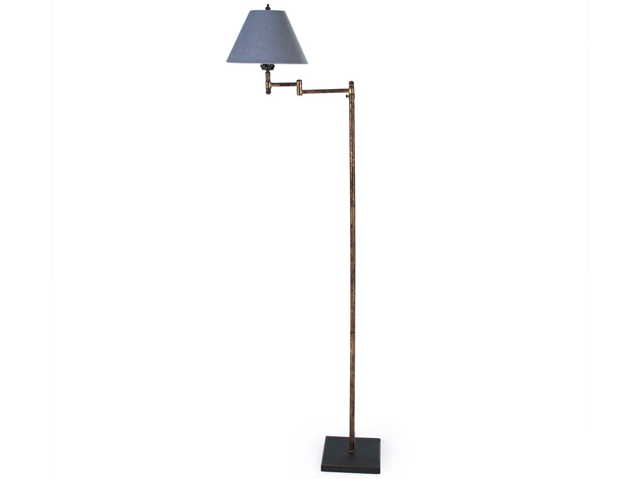 Zentique - Angelo Gold Leaf Floor Lamp - LI-05-167L - GreatFurnitureDeal