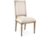 Zentique - Louis Natural Linen / Natural Oak Side Dining Chair - FC010-4 E255 A003 - GreatFurnitureDeal