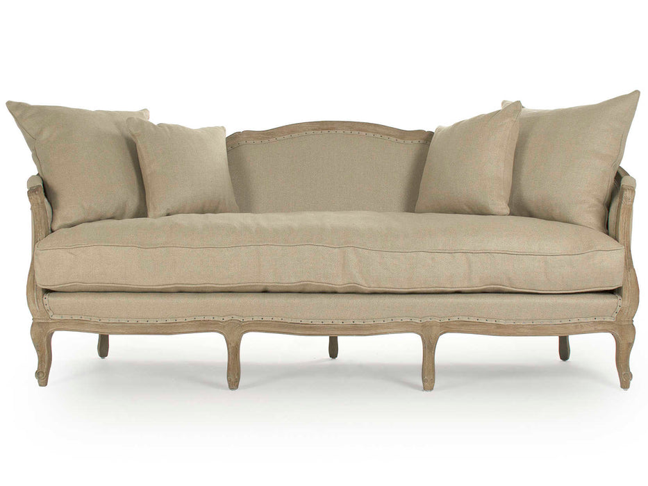 Zentique - Maison Hemp Linen / Jute Sofa Couch - CFH007-3 E272 Jute H009