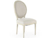 Zentique - Medallion Natural Linen / Grey Birch Side Dining Chair - B004 257-1 A003 - GreatFurnitureDeal