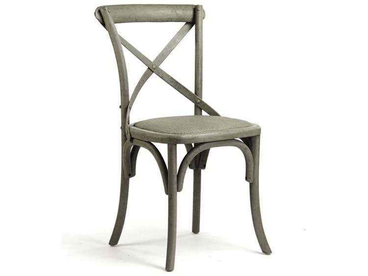 Zentique - Parisienne Faux Olive Green Birch Side Dining Chair - SET OF 2 - FC035 432 - GreatFurnitureDeal