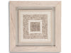 Zentique - Light Brown Abstract Paper Shadow Box - ZEN20728A - GreatFurnitureDeal