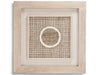Zentique - Geometrical Round Abstract Paper Shadow Box - ZEN22076B - GreatFurnitureDeal