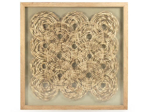 Zentique - Overlapping Circle Abstract Paper Shadow Box - ZEN25133A - GreatFurnitureDeal