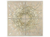 Zentique - Gold / Silver Leaf Abstract Feathers Shadow Box (Set of 4) - ZEN35793 - GreatFurnitureDeal