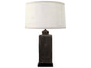 Zentique - Pottery Distressed Dark Grey 23'' High Table Lamp - L5297M - GreatFurnitureDeal