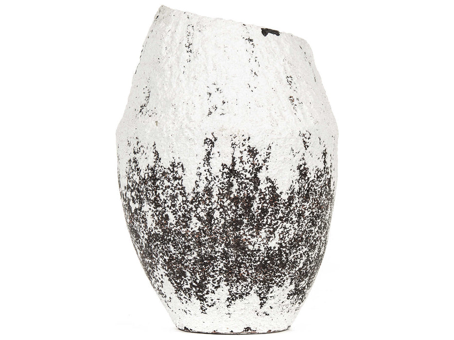 Zentique - White / Grey Vase - 14A105 - GreatFurnitureDeal