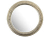 Zentique - Ecran Distressed Silver 40'' Wide Round Wall Mirror - EZT142122 - GreatFurnitureDeal