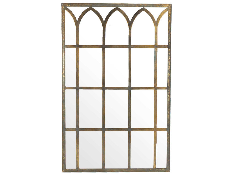 Zentique - Esther Distressed Bronze 32''W x 50''H Rectangular Wall Mirror - EZT150885 - GreatFurnitureDeal