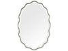 Zentique - Odette Distressed Light Gold 20'' Wide Oval Wall Mirror - EZT161074S - GreatFurnitureDeal